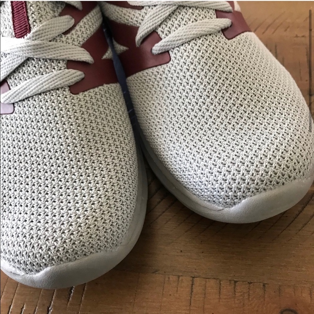 NIB Mens retro Gray stripe mesh run shoe - Picture 3 of 7